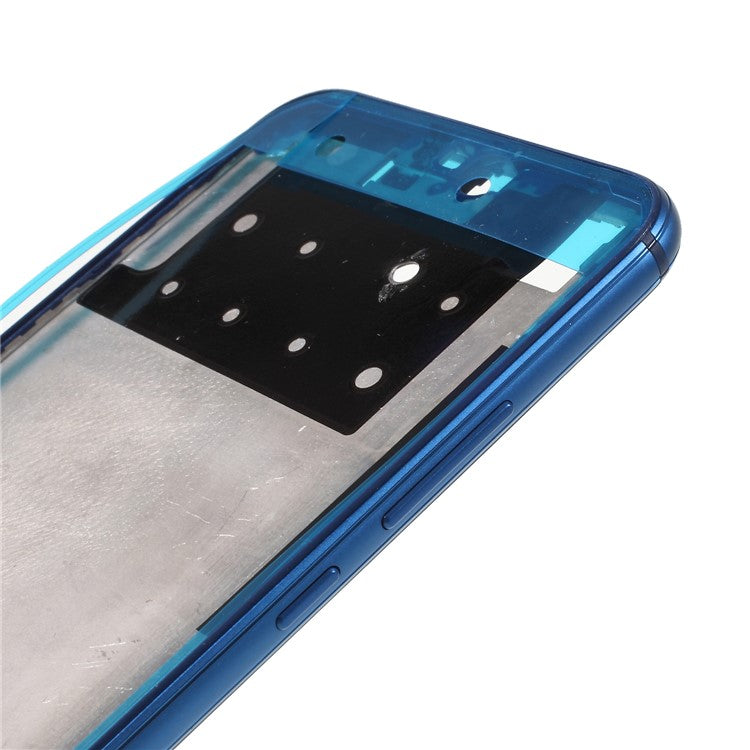OEM Middle Plate Frame Repair Part for Huawei P20 Lite / Nova 3e with Earpiece Mesh - Blue