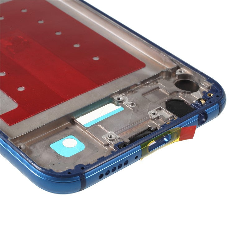 OEM Middle Plate Frame Repair Part for Huawei P20 Lite / Nova 3e with Earpiece Mesh - Blue