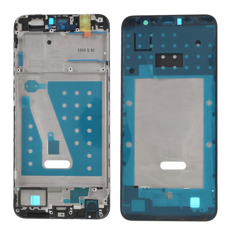 OEM Middle Plate Frame Replacement for Huawei P Smart/Enjoy 7S with Earpiece Mesh - Black