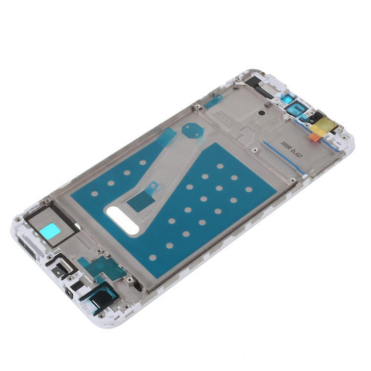 OEM Middle Plate Frame Part for Huawei P Smart/Enjoy 7S with Earpiece Mesh - White