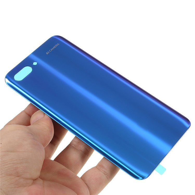 OEM Battery Housing Cover Replace Part with Adhesive Sticker for Huawei Honor 10 - Blue