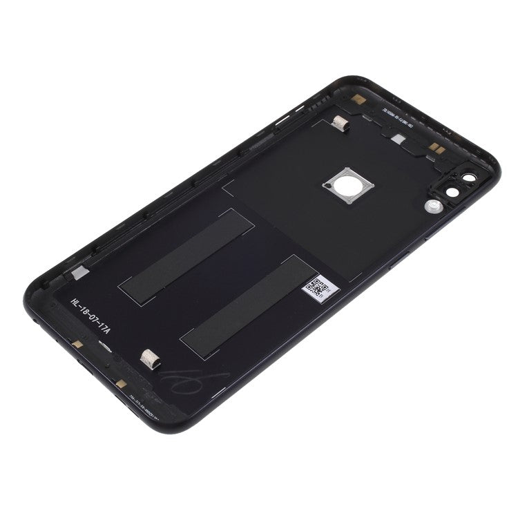 OEM Battery Housing Door Cover with Camera Glass Lens Cover for Asus Zenfone Max Pro (M1) ZB601KL - Black