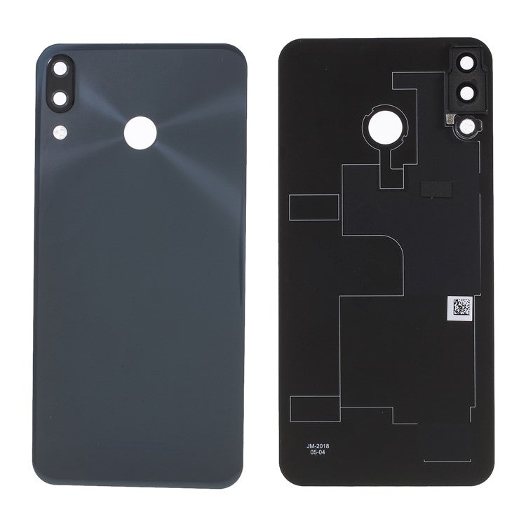 OEM Battery Housing Repair Part with Camera Glass Lens Cover for Asus Zenfone 5 ZE620KL - Black