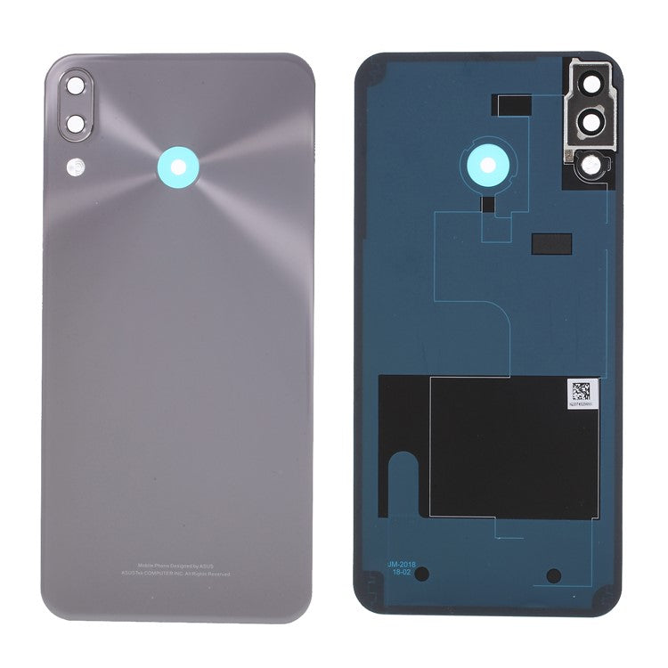 OEM Battery Housing Part with Camera Glass Lens Cover for Asus Zenfone 5 ZE620KL - Silver