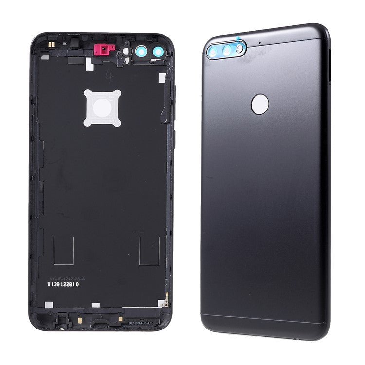 OEM Battery Housing Door Cover with Rear Camera Glass Lens for Huawei Honor 7C - Black