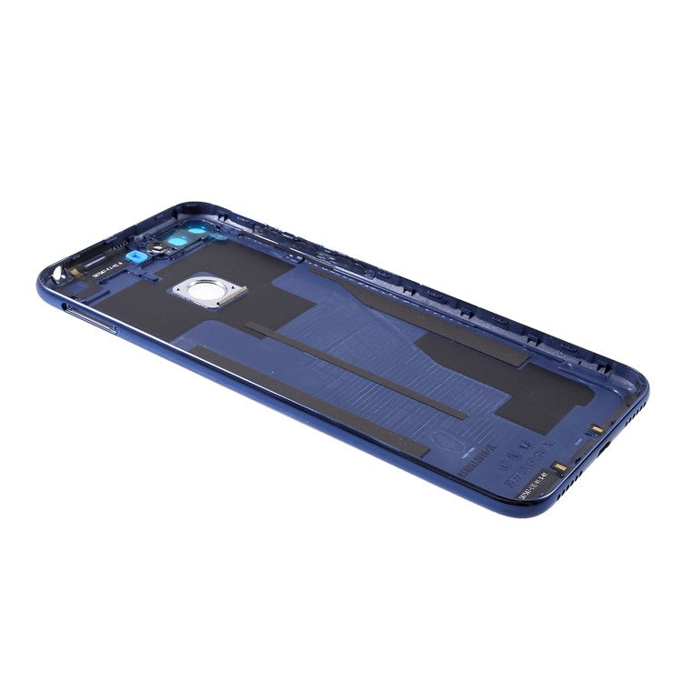OEM Battery Housing Door Cover with Rear Camera Glass Lens Replacement for Huawei Honor 7A (with Fingerprint Sensor) - Blue