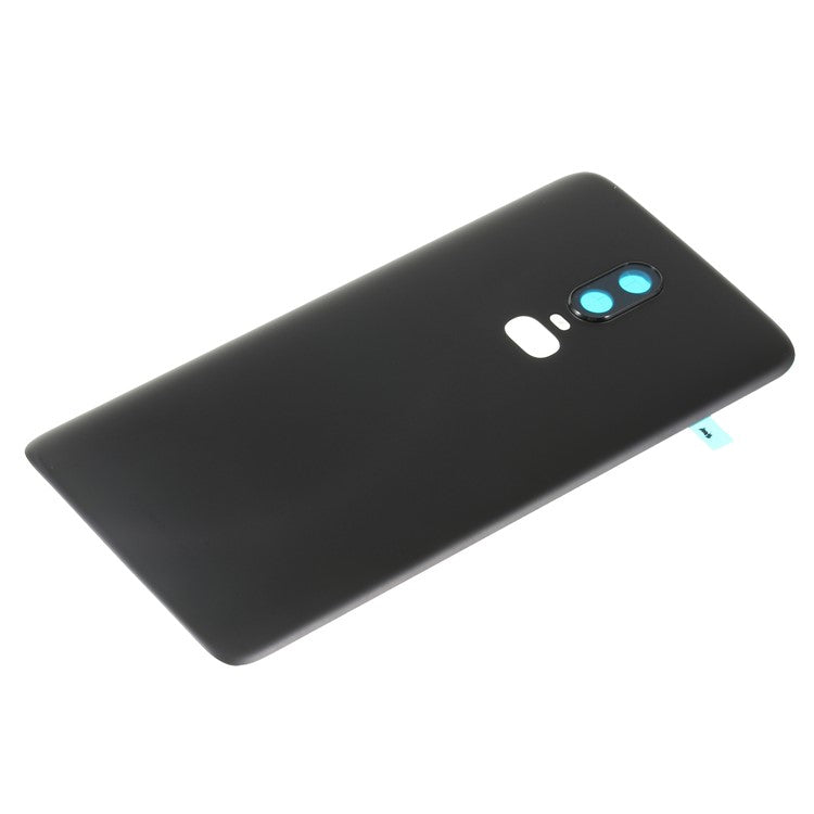 For OnePlus 6 OEM Battery Housing Cover Repair Part + Camera Lens Cover - Matte Black
