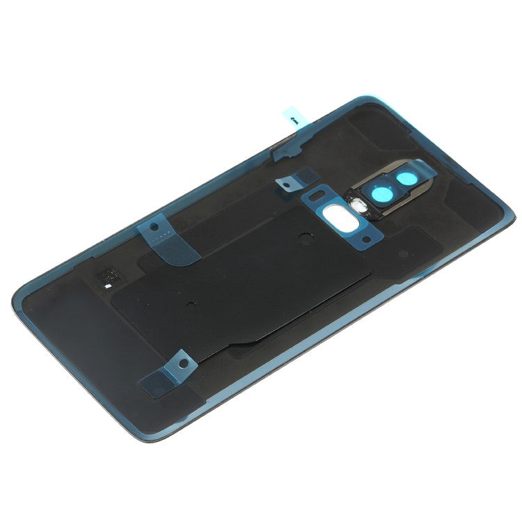 For OnePlus 6 OEM Battery Housing Cover Repair Part + Camera Lens Cover - Matte Black