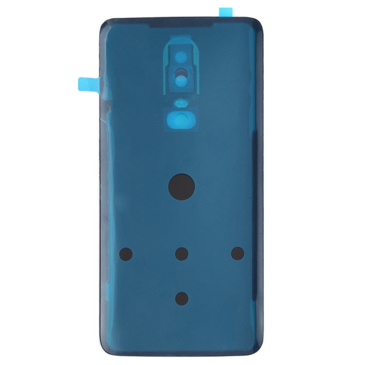 For OnePlus 6 OEM Battery Housing Cover Repair Part + Camera Lens Cover - White