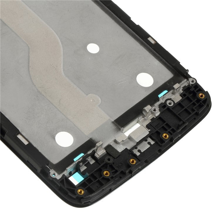 For Motorola Moto G5 OEM Middle Plate Frame Parts with Earpiece Mesh - Black
