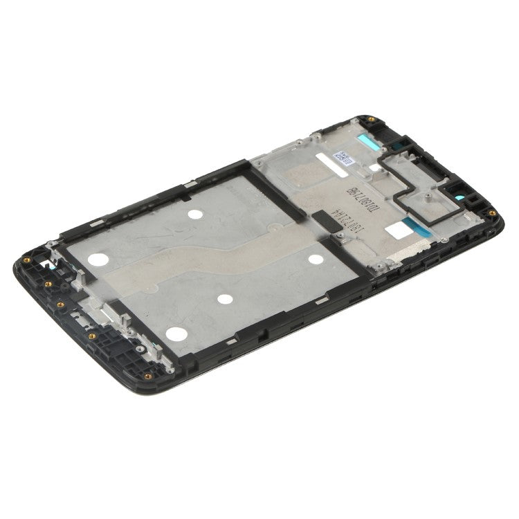 For Motorola Moto G5 OEM Middle Plate Frame Parts with Earpiece Mesh - Black