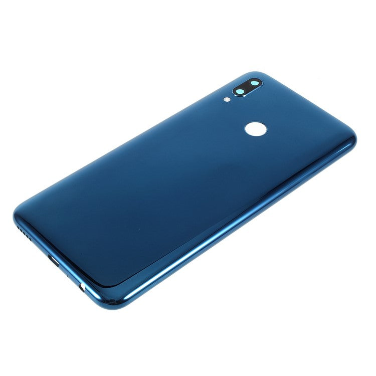 OEM Back Battery Housing with Camera Lens Ring Cover + Side Buttons for Huawei P Smart (2019) - Blue