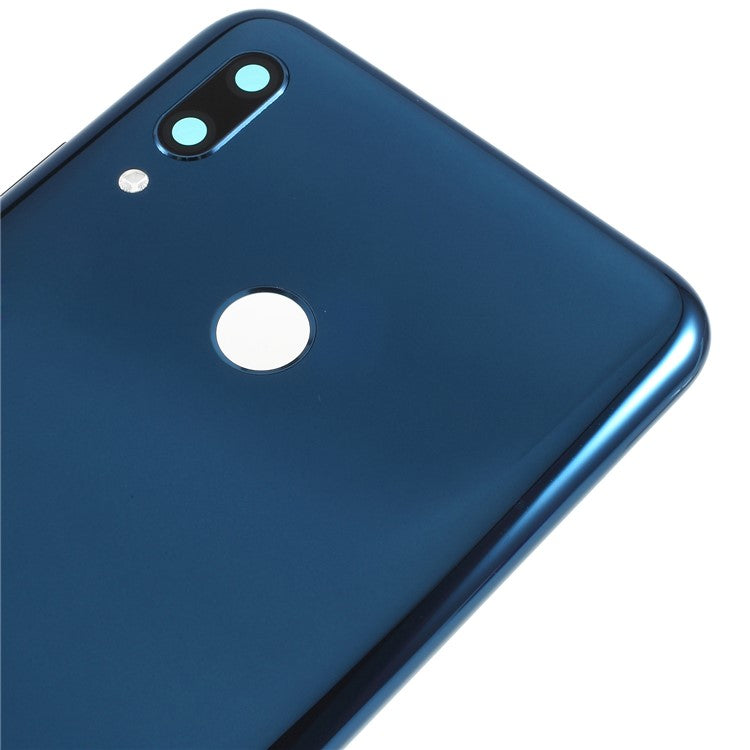 OEM Back Battery Housing with Camera Lens Ring Cover + Side Buttons for Huawei P Smart (2019) - Blue