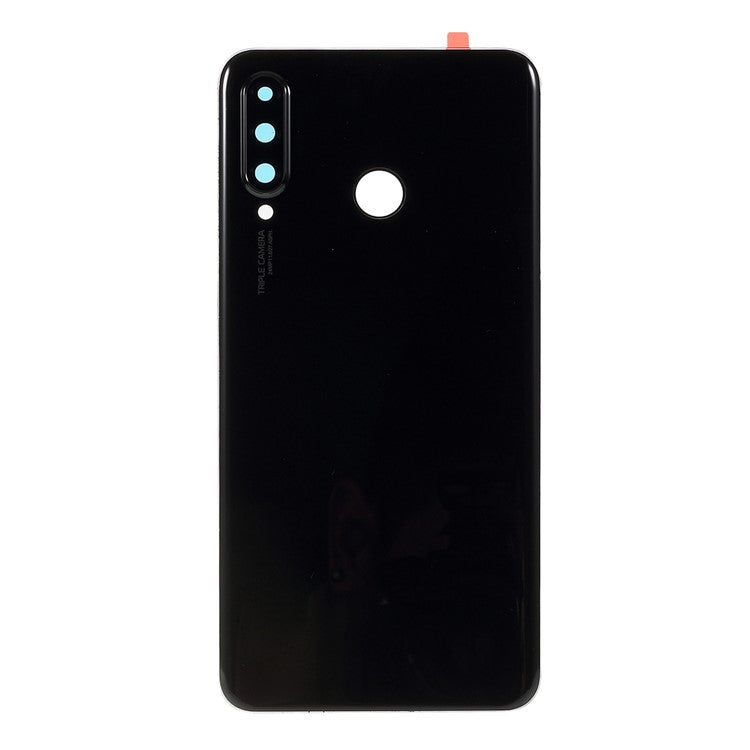 OEM Battery Housing with 24MP Camera Lens Cover for Huawei P30 Lite / nova 4e / P30 Lite New Edition - Black