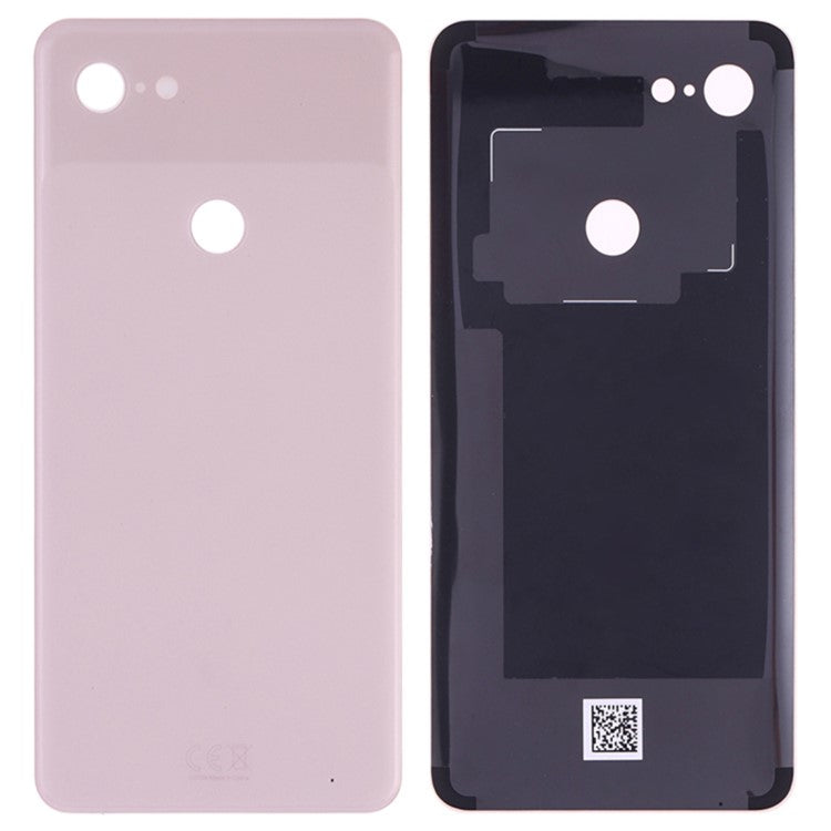 For Google Pixel 3 XL OEM Battery Housing Cover Replace Part with Adhesive Sticker - Pink