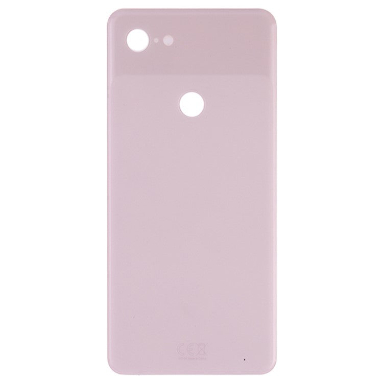 For Google Pixel 3 XL OEM Battery Housing Cover Replace Part with Adhesive Sticker - Pink