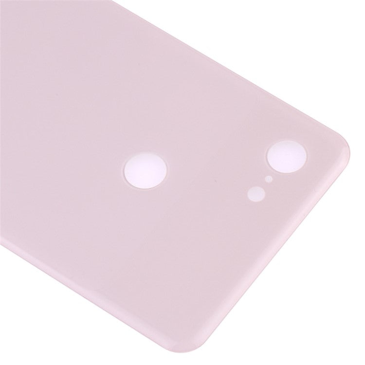For Google Pixel 3 XL OEM Battery Housing Cover Replace Part with Adhesive Sticker - Pink