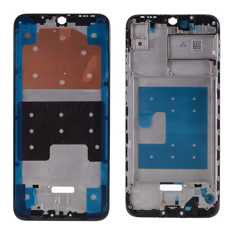 OEM Middle Plate Frame for Huawei Y6 (2019, with Fingerprint Sensor) - Black