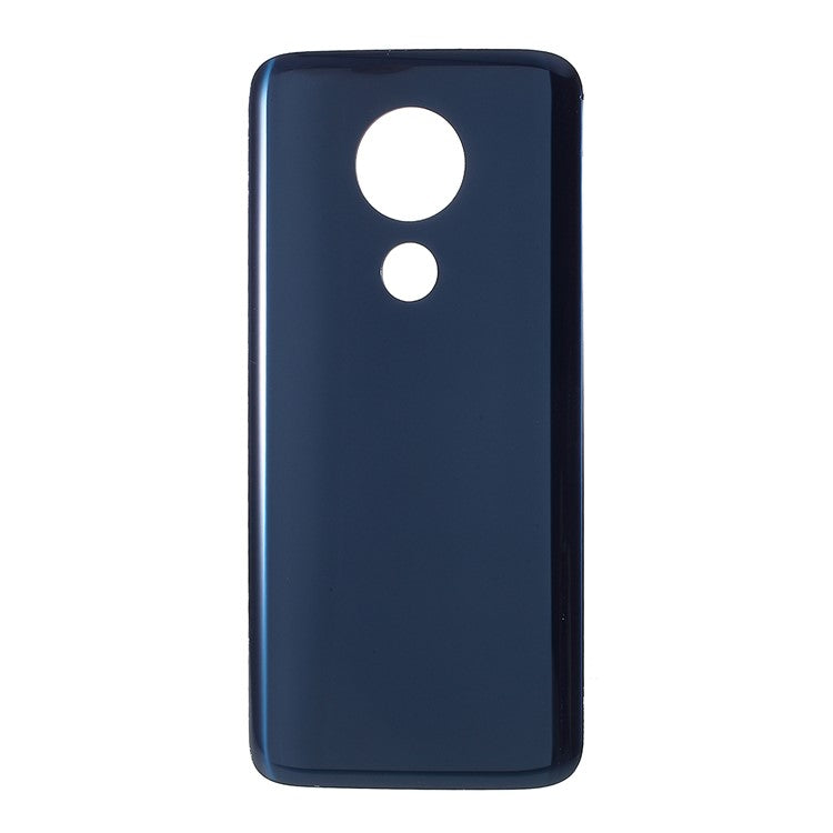 OEM Battery Door Housing Cover with Adhesive Sticker for Motorola Moto G7 Power (without Logo) - Blue