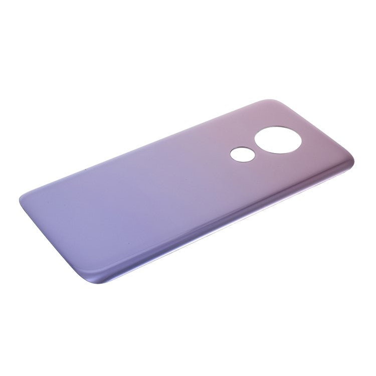 OEM Battery Door Housing Cover with Adhesive Sticker for Motorola Moto G7 Power (without Logo) - Purple
