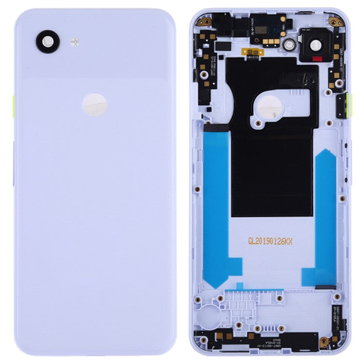 For Google Pixel 3a G020A / G020E / G020B OEM Rear Battery Housing Cover Replacement Part - Purple