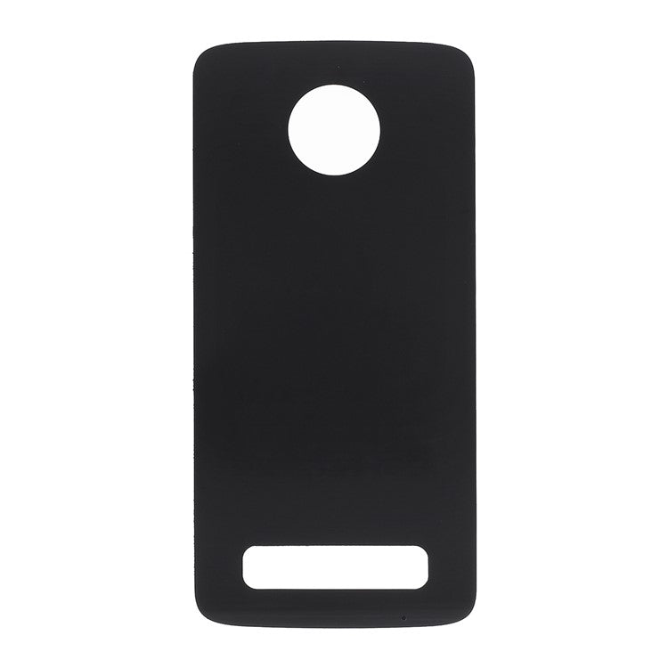 OEM Back Battery Housing Door Cover Part with Adhesive Sticker for Motorola Moto Z3 - Black