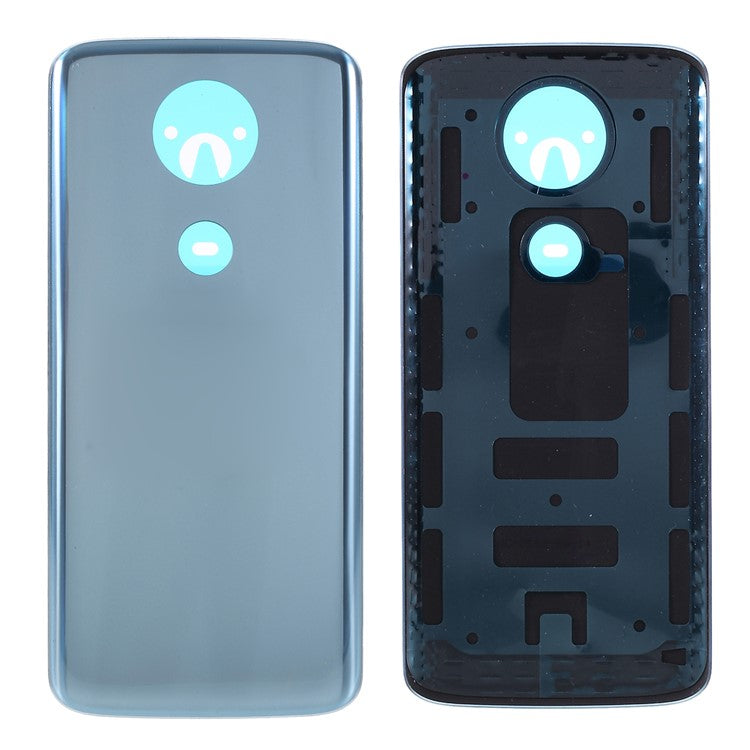 OEM Battery Door Housing Cover with Adhesive Sticker (without Logo) for Motorola Moto E5 Plus - Blue