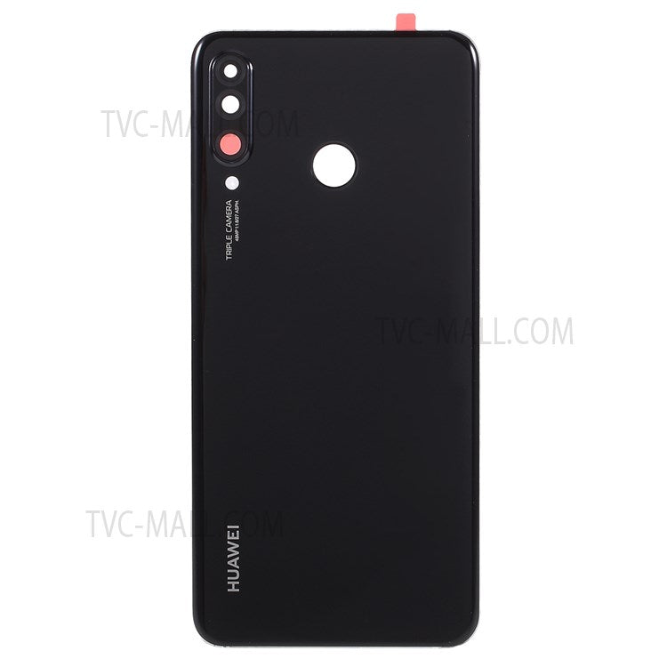 OEM Back Door Housing Replacement Part with 48MP Camera Lens Cover for Huawei P30 Lite - Black
