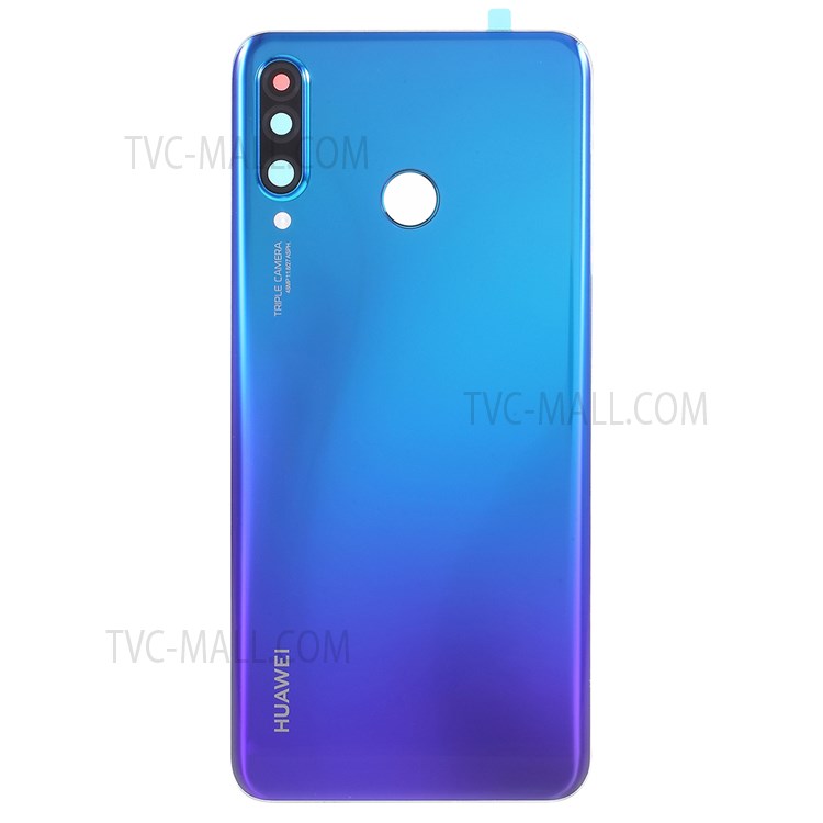 OEM Back Door Housing Replacement Part with 48MP Camera Lens Cover for Huawei P30 Lite - Blue