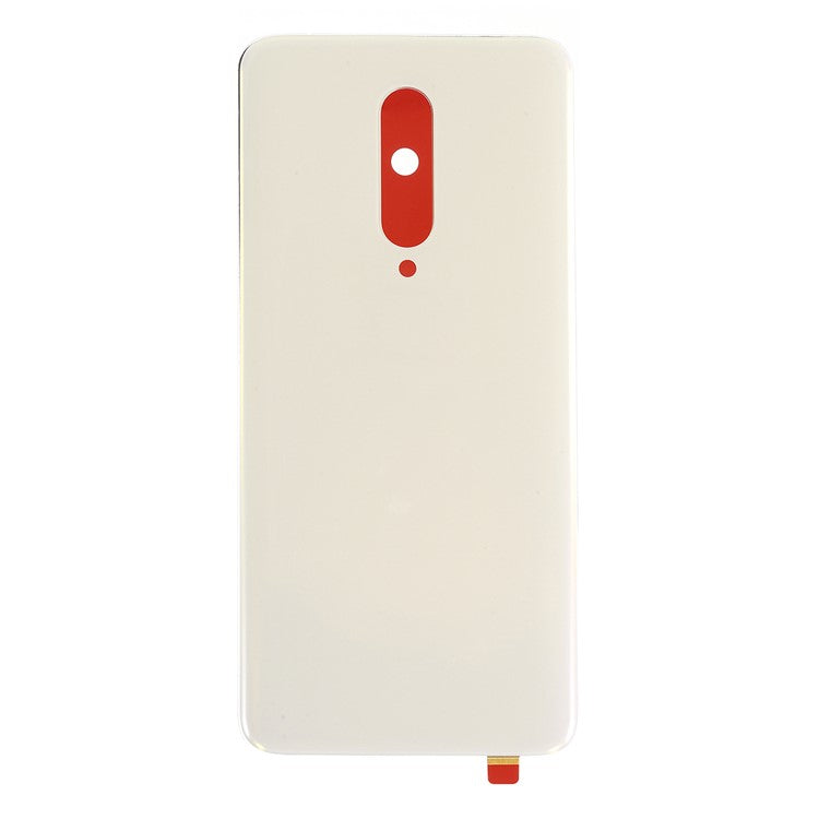 OEM Glass Battery Housing Cover with Adhesive Sticker for OnePlus 7 Pro - White