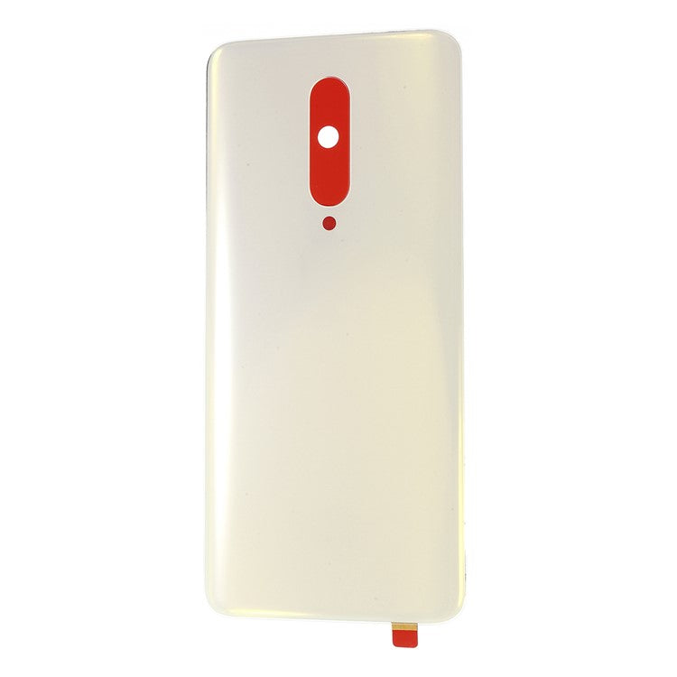 OEM Glass Battery Housing Cover with Adhesive Sticker for OnePlus 7 Pro - White
