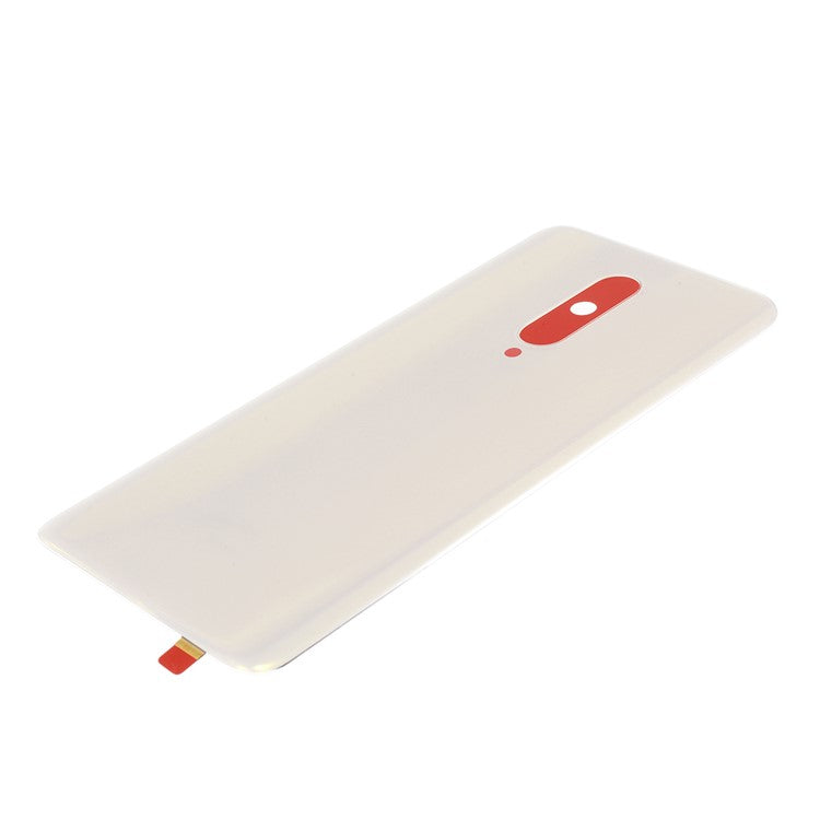 OEM Glass Battery Housing Cover with Adhesive Sticker for OnePlus 7 Pro - White