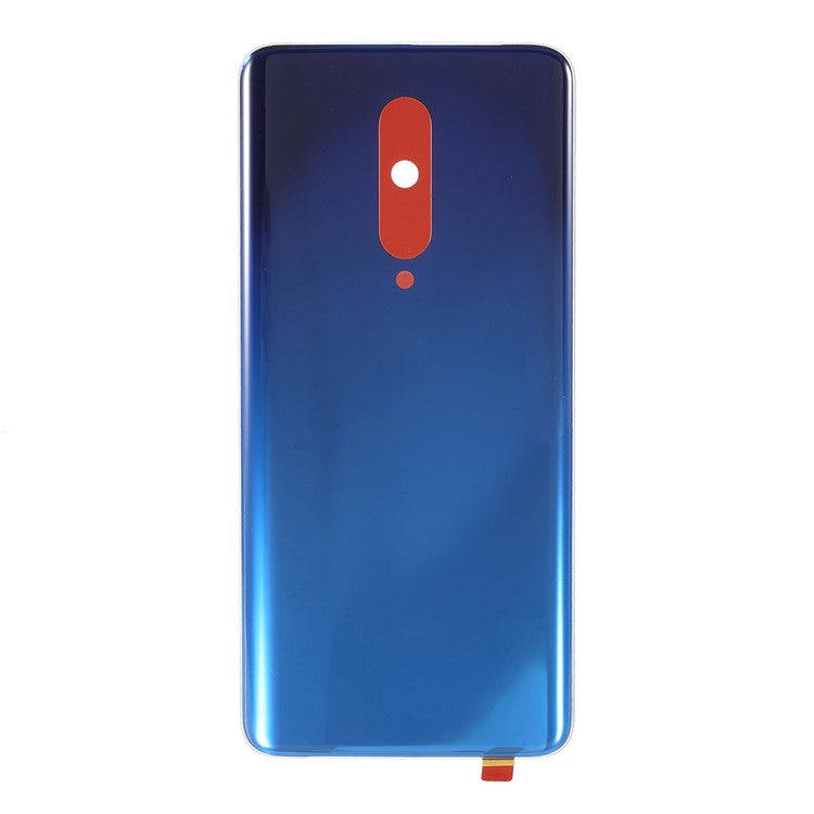 OEM Glass Battery Housing Cover with Adhesive Sticker for OnePlus 7 Pro - Blue