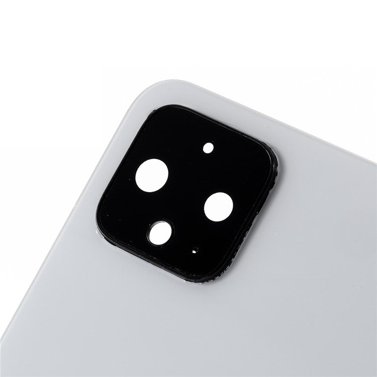 OEM Battery Housing + Camera Lens Cover + Adhesive Sticker for Google Pixel 4 XL - White