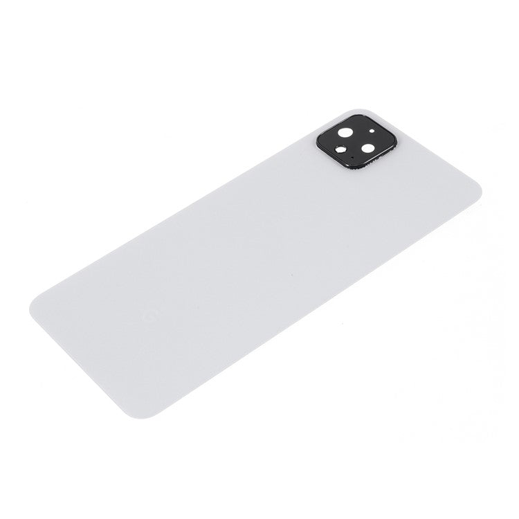 OEM Battery Housing + Camera Lens Cover + Adhesive Sticker for Google Pixel 4 XL - White
