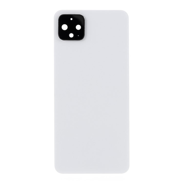 OEM Battery Housing + Camera Lens Cover + Adhesive Sticker for Google Pixel 4 XL - White