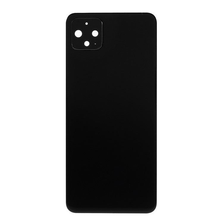 OEM Battery Housing + Camera Lens Cover + Adhesive Sticker for Google Pixel 4 XL - Black