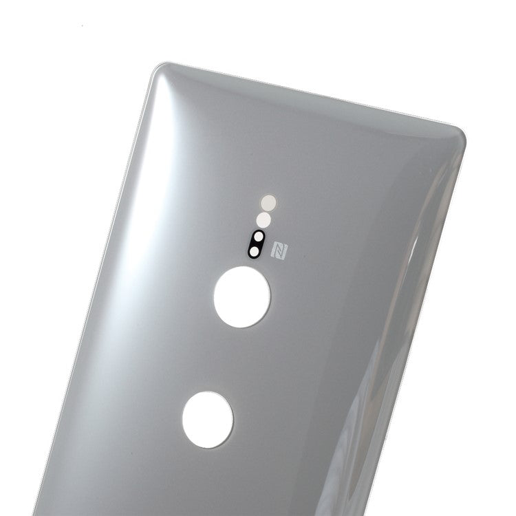 OEM for Sony Xperia XZ2 Back Battery Housing Cover without Adhesive Sticker - Silver