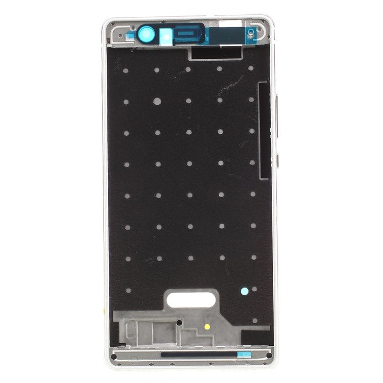 OEM Front Housing Frame + Earpiece Mesh Replace Part for Huawei P9 Lite/G9 Lite - Silver Color