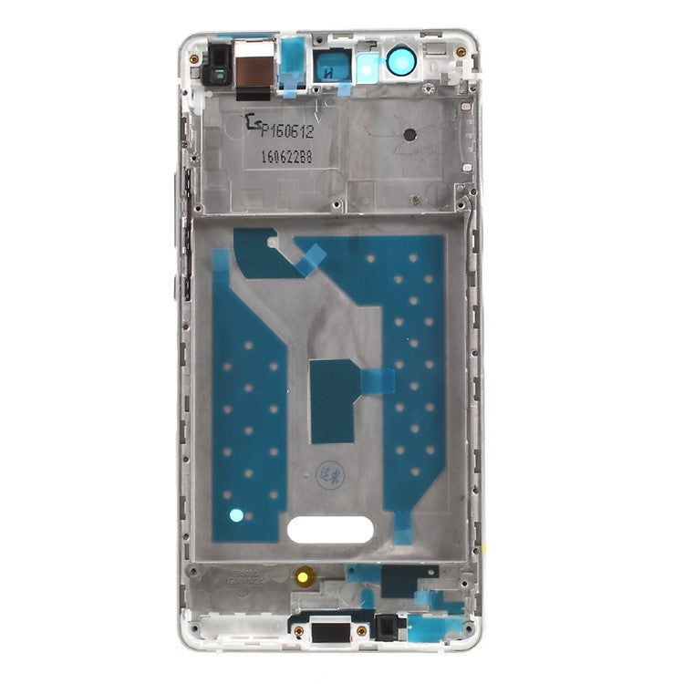 OEM Front Housing Frame + Earpiece Mesh Replace Part for Huawei P9 Lite/G9 Lite - Silver Color