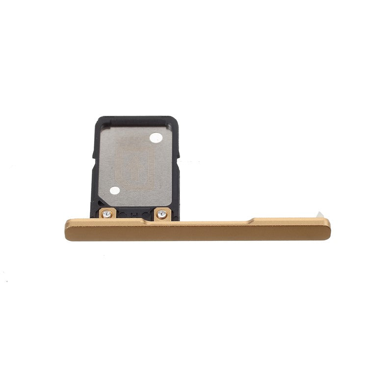 OEM SIM Card Tray Holder Slot Replacement with Dust Plug for Sony Xperia XA1 - Gold
