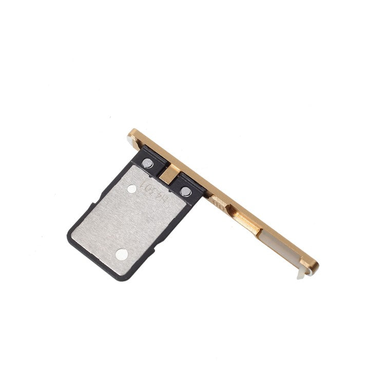 OEM SIM Card Tray Holder Slot Replacement with Dust Plug for Sony Xperia XA1 - Gold