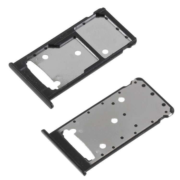 OEM Dual SIM MicroSD Card Tray Slot Holder for Huawei Y7 Prime / Enjoy 7 Plus - Black