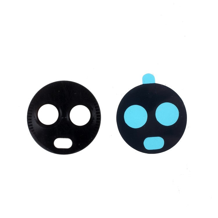 OEM Rear Glass Camera Lens Cover + Adhesive Sticker for Motorola Moto X4 / X (4th gen.) - Black