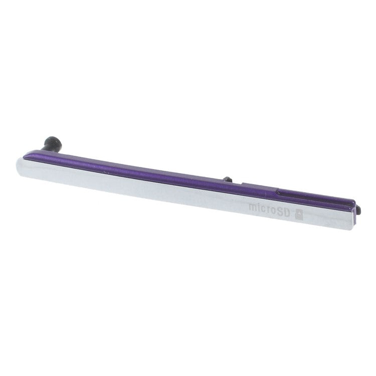 OEM Card Dust Plug Cover for Sony Xperia T3 - Purple