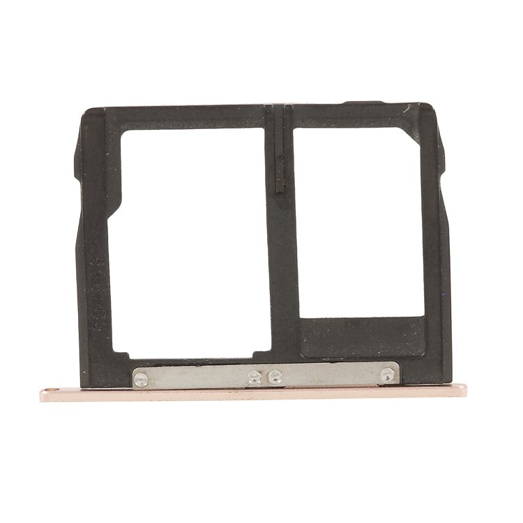 OEM SIM + Micro SD Card Tray Holder Replacement for Motorola Moto G5S Plus - Rose Gold