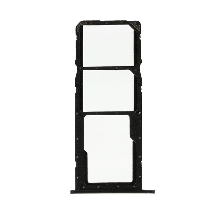 OEM Dual SIM Card + Micro SD Card Tray Holders Part for Huawei Honor 8X - Black
