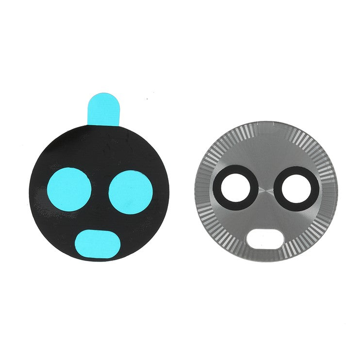 OEM Rear Camera Lens Cover with Adhesive Sticker for Motorola Moto G6 - Silver