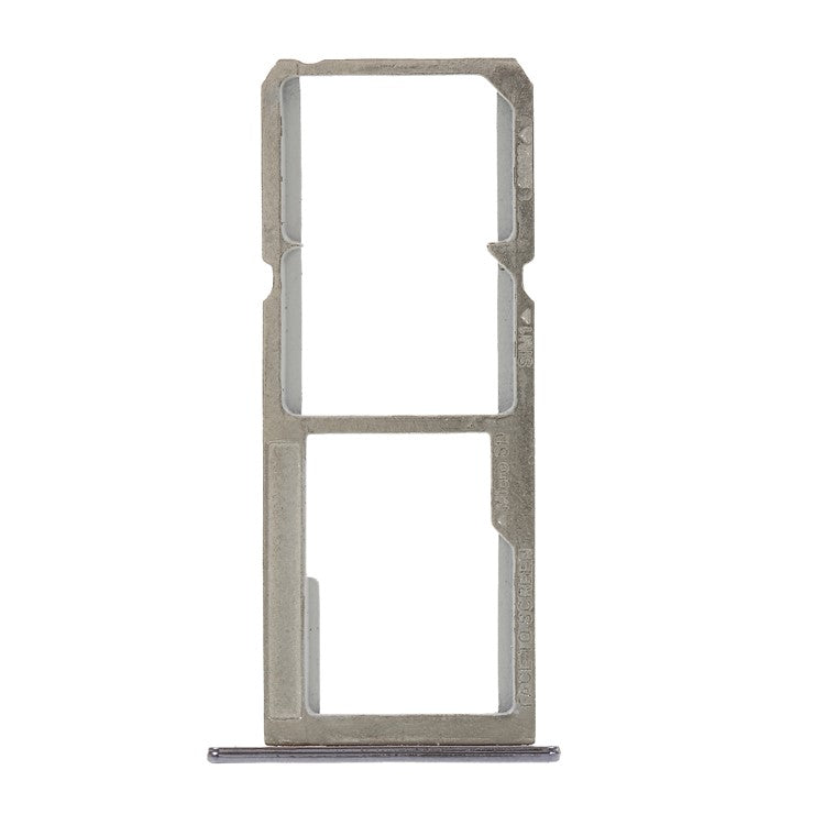 OEM SIM1 + SIM2/Micro SD Card Tray Holders Part for Motorola Moto E5 Plus - Silver