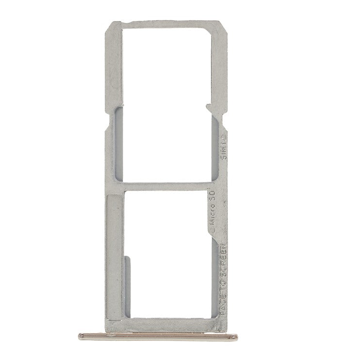 OEM SIM1 + SIM2/Micro SD Card Tray Holders Replacement for Motorola Moto E5 Plus - Gold